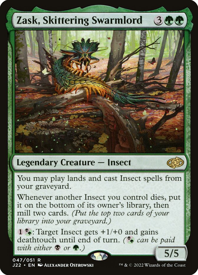 Zask, Skittering Swarmlord — Jumpstart 2022 (J22) #47