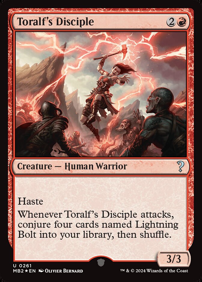 Toralf's Disciple — Mystery Booster 2 (MB2) #261