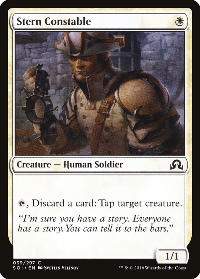 Stern Constable — Shadows over Innistrad (SOI) #39