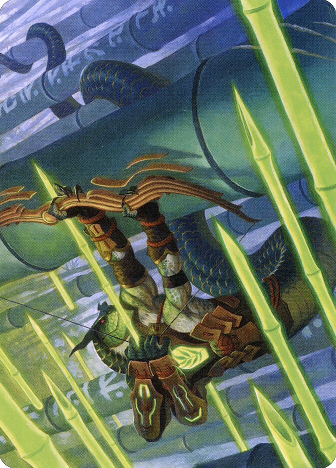 Bamboo Grove Archer // Bamboo Grove Archer — Neon Dynasty Art Series (ANEO) #20