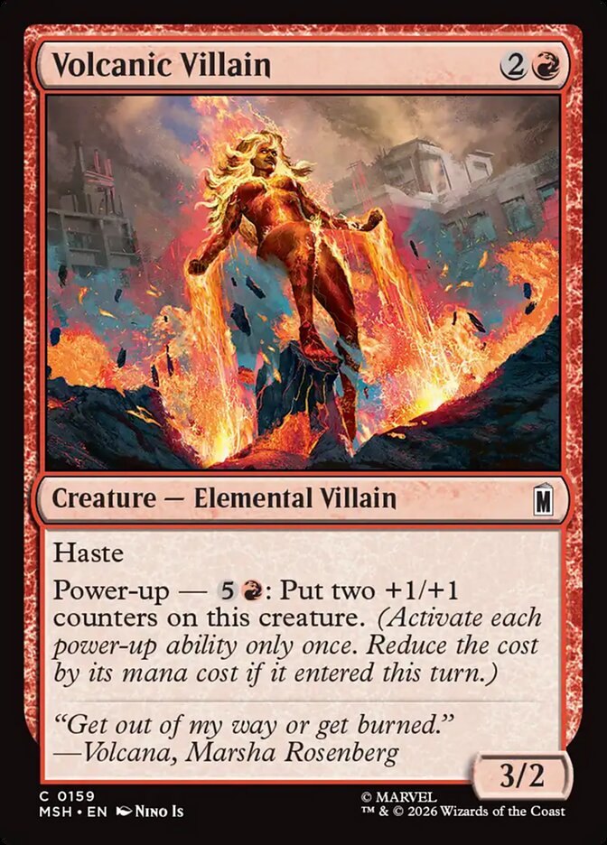 Volcanic Villain — Marvel Super Heroes (MSH) #159
