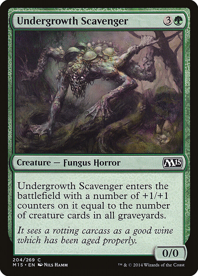 Undergrowth Scavenger — Magic 2015 (M15) #204