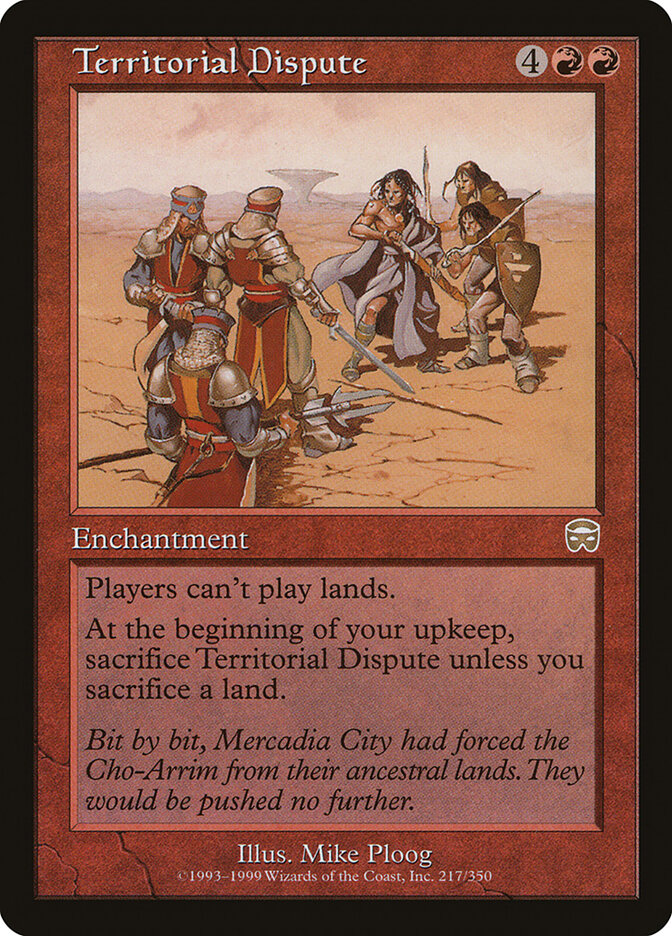 Territorial Dispute — Mercadian Masques (MMQ) #217