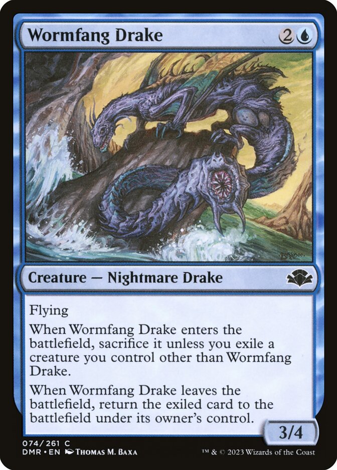 Wormfang Drake — Dominaria Remastered (DMR) #74