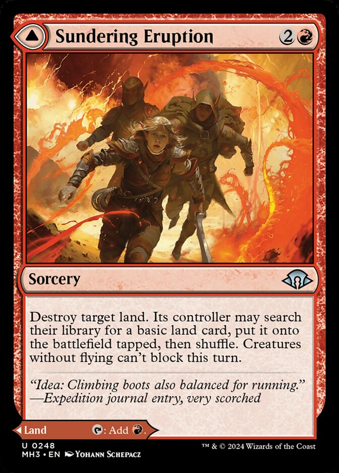 Sundering Eruption // Volcanic Fissure — Modern Horizons 3 (MH3) #248
