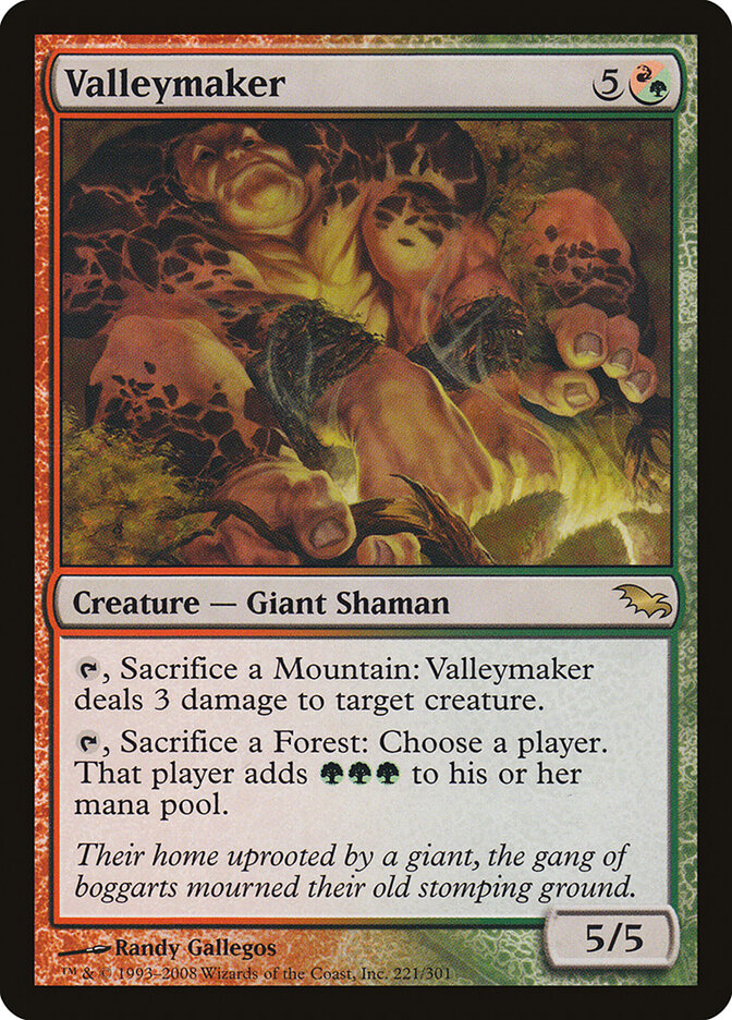 Valleymaker — Shadowmoor (SHM) #221