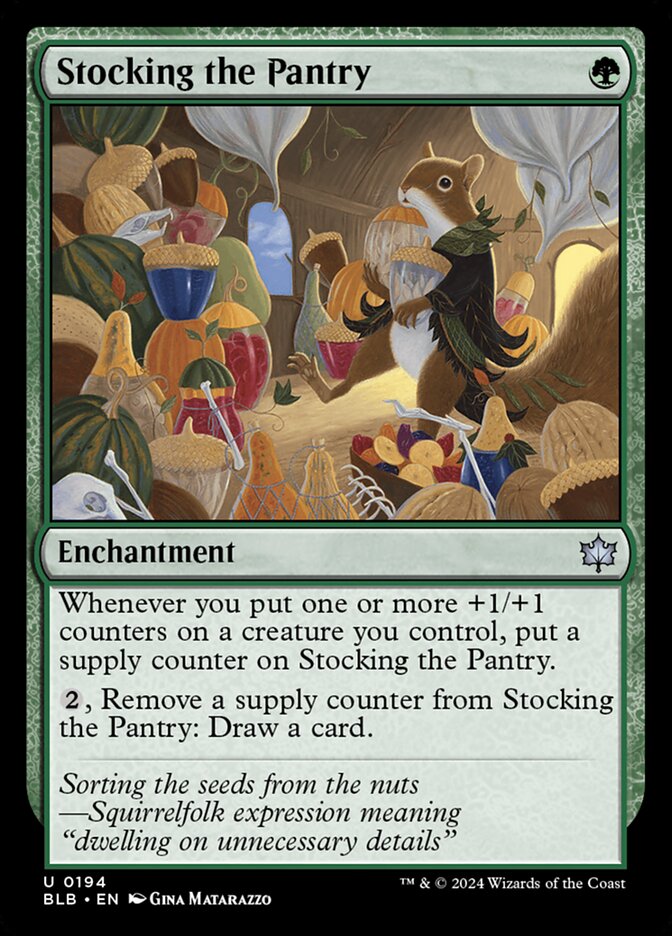 Stocking the Pantry — Bloomburrow (BLB) #194