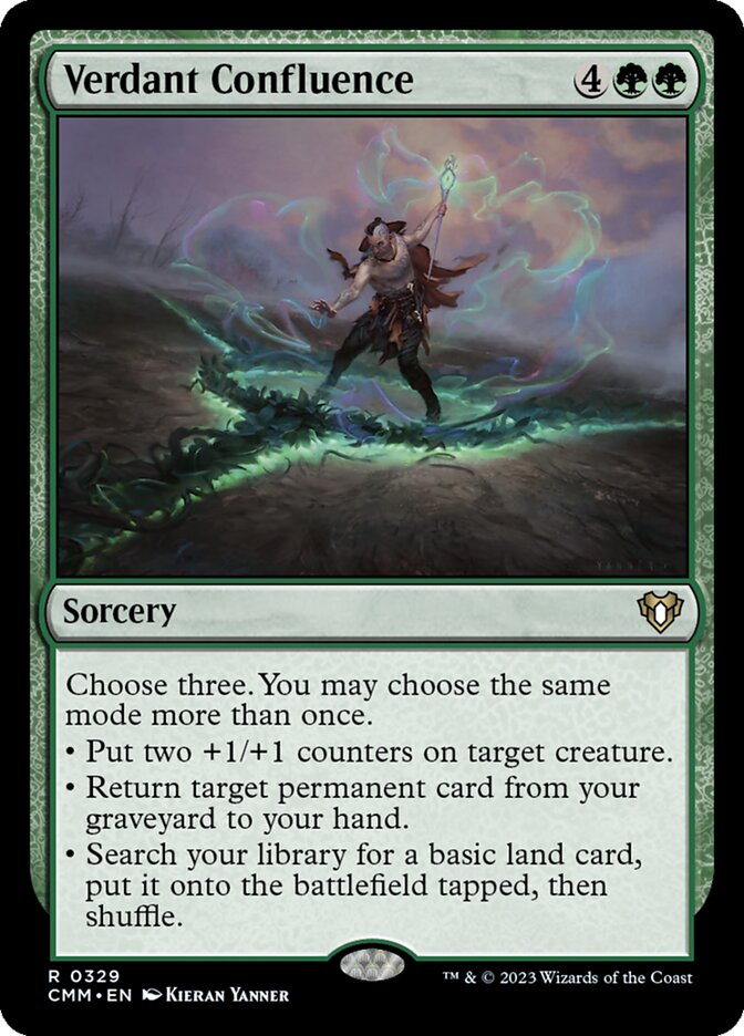 Verdant Confluence — Commander Masters (CMM) #329