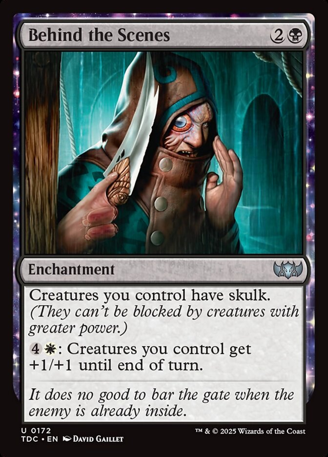Behind the Scenes — Tarkir: Dragonstorm Commander (TDC) #172