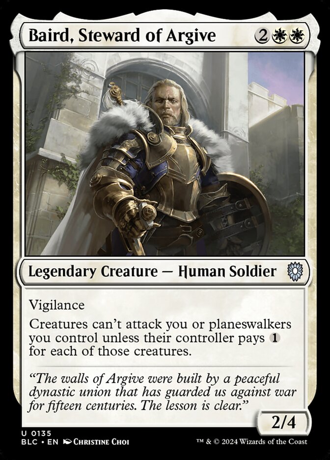 Baird, Steward of Argive — Bloomburrow Commander (BLC) #135