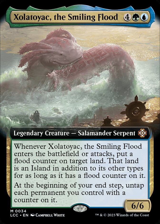 Xolatoyac, the Smiling Flood — The Lost Caverns of Ixalan Commander (LCC) #34