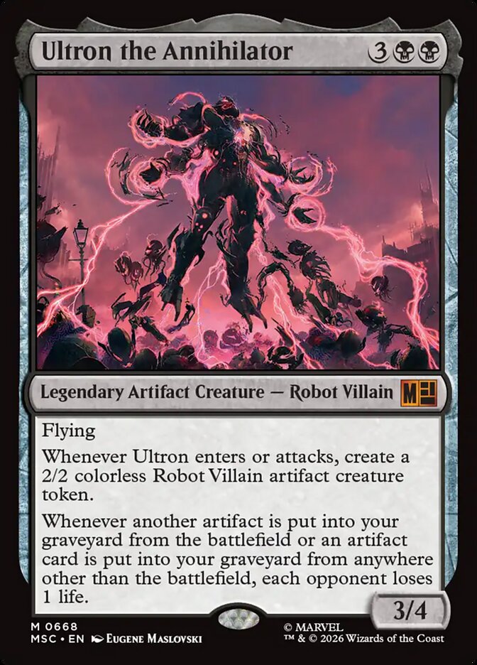 Ultron the Annihilator — Marvel Super Heroes Commander (MSC) #668