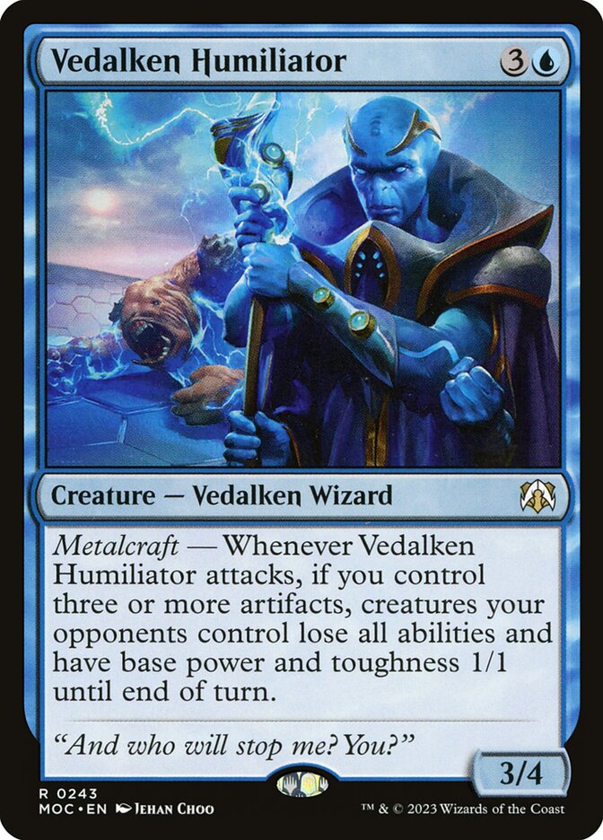 Vedalken Humiliator — March of the Machine Commander (MOC) #243