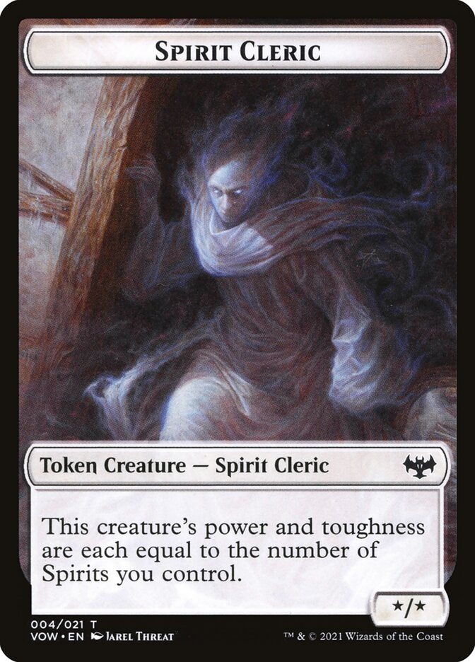 Spirit Cleric — Innistrad: Crimson Vow Tokens (TVOW) #4