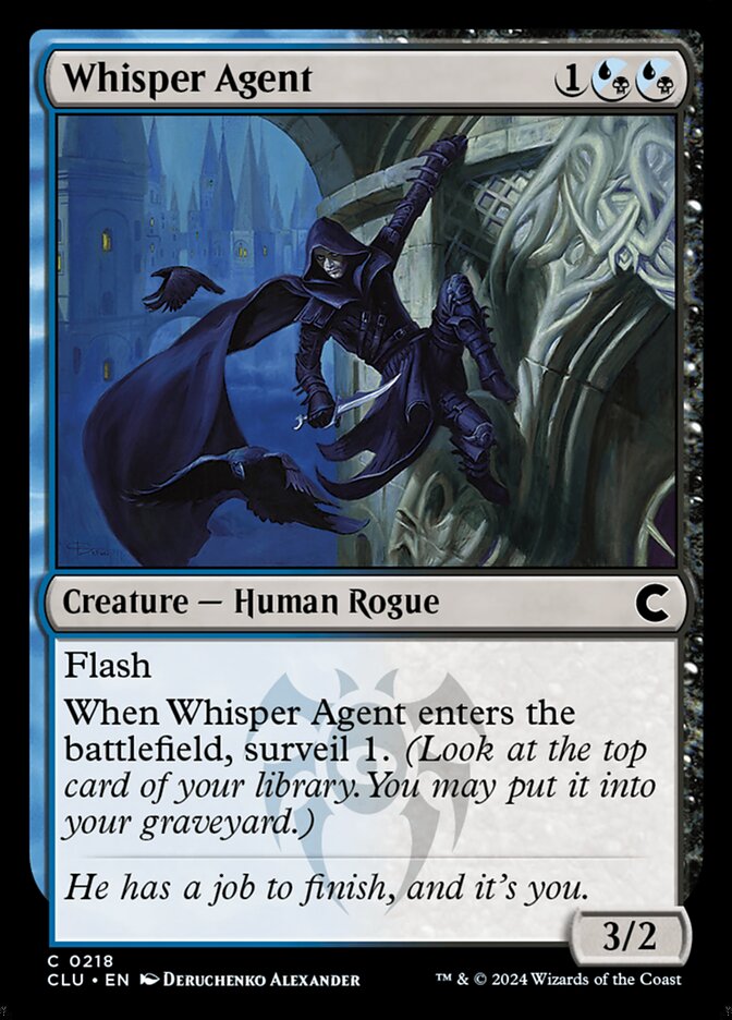 Whisper Agent — Ravnica: Clue Edition (CLU) #218