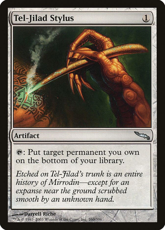 Tel-Jilad Stylus — Mirrodin (MRD) #260