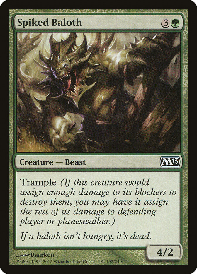 Spiked Baloth — Magic 2013 (M13) #192