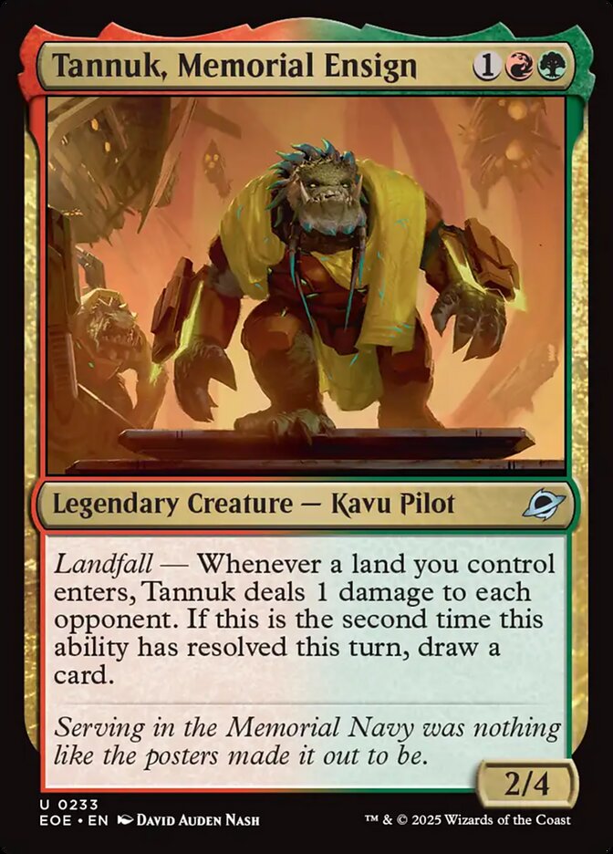 Tannuk, Memorial Ensign — Edge of Eternities (EOE) #233