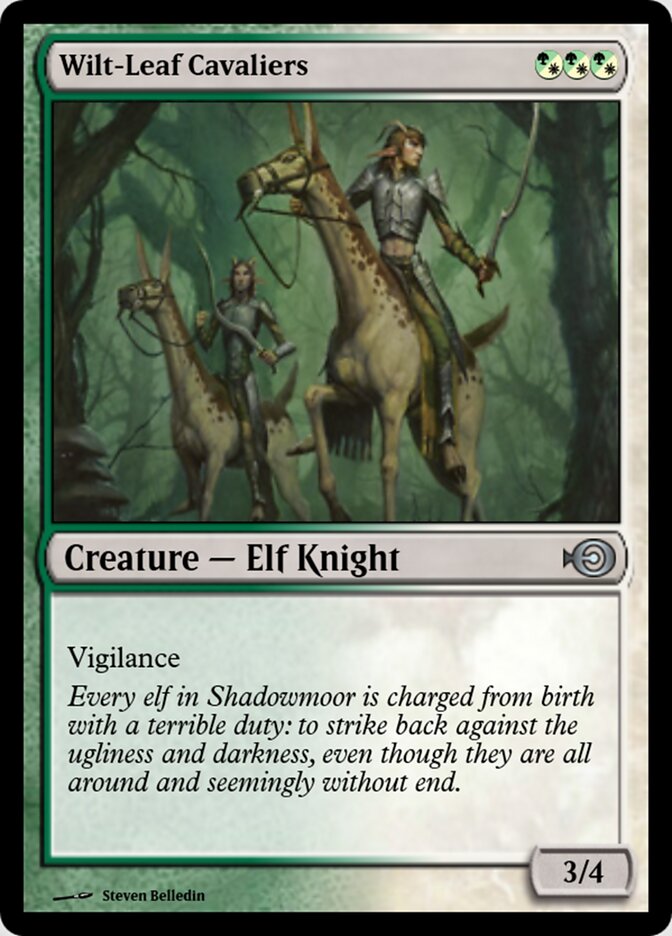 Wilt-Leaf Cavaliers — Magic Online Promos (PRM) #31441