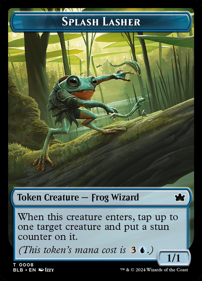Splash Lasher — Bloomburrow Tokens (TBLB) #8