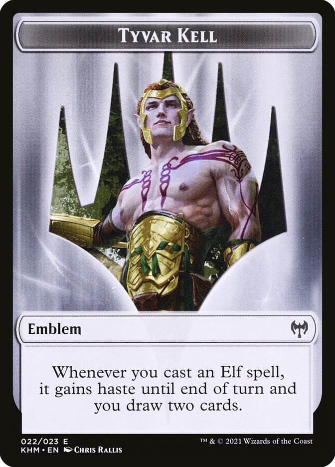 Tyvar Kell Emblem — Kaldheim Tokens (TKHM) #22