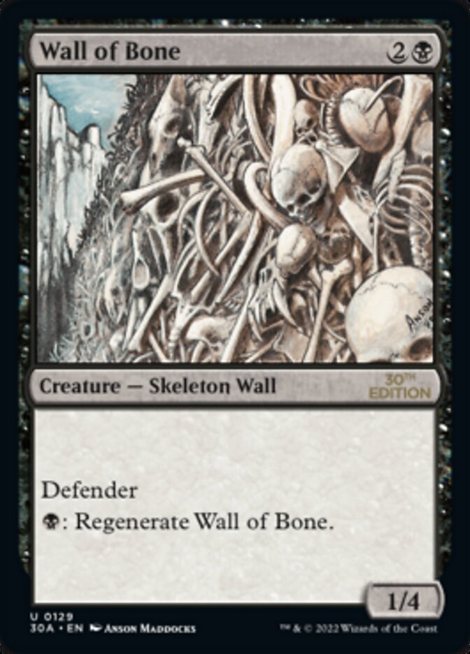 Wall of Bone — 30th Anniversary Edition (30A) #129