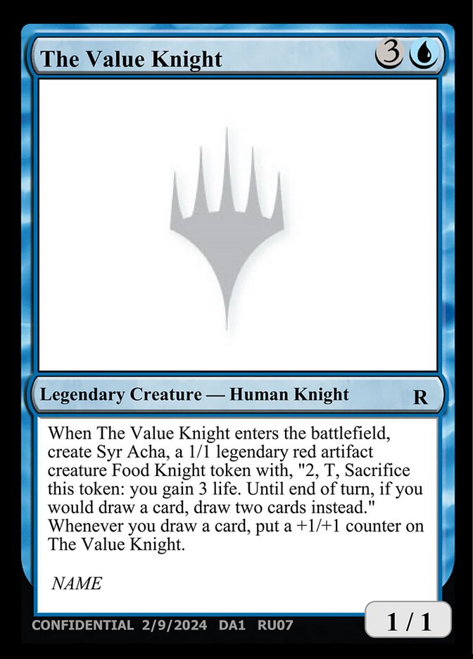 The Value Knight — Unknown Event (UNK) #RU07a