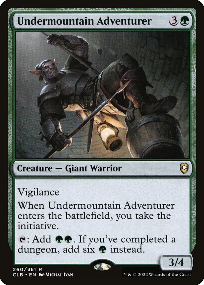 Undermountain Adventurer — Commander Legends: Battle for Baldur's Gate (CLB) #260