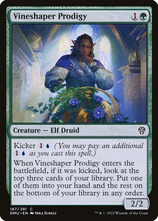 Vineshaper Prodigy — Dominaria United (DMU) #187