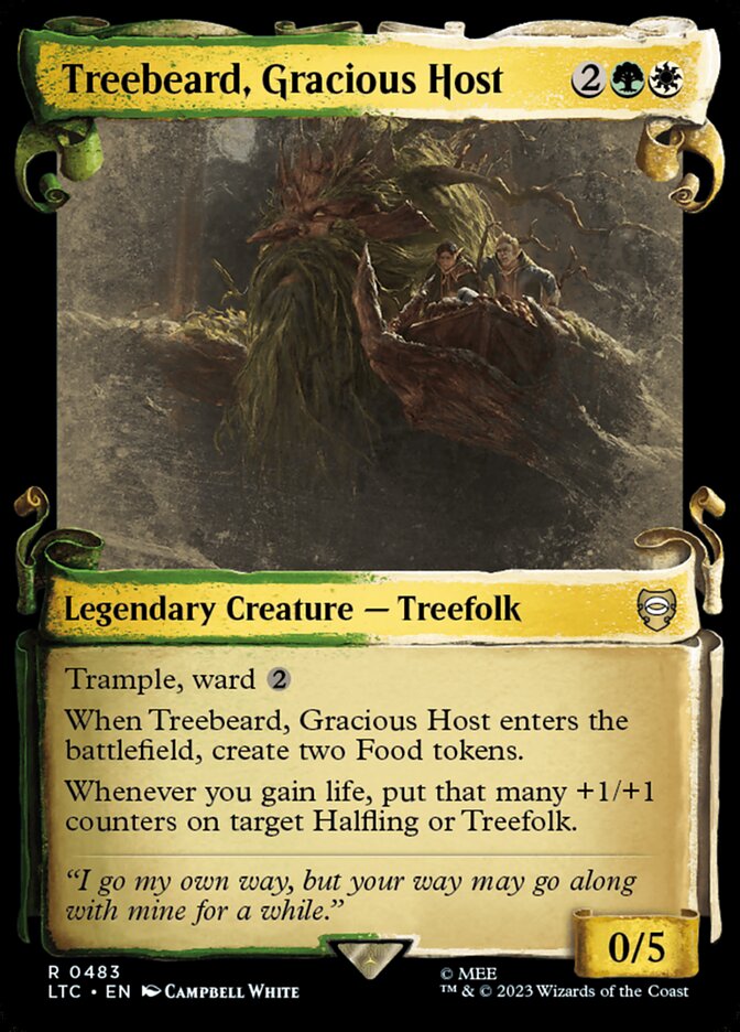 Treebeard, Gracious Host — Tales of Middle-earth Commander (LTC) #483