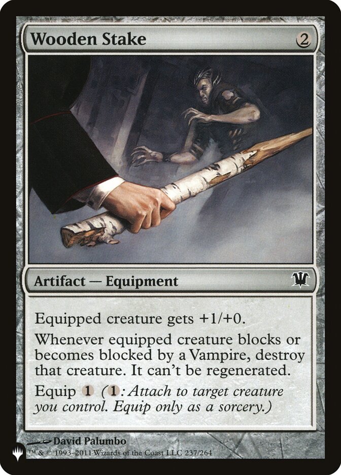 Wooden Stake — The List (PLST) #ISD-237