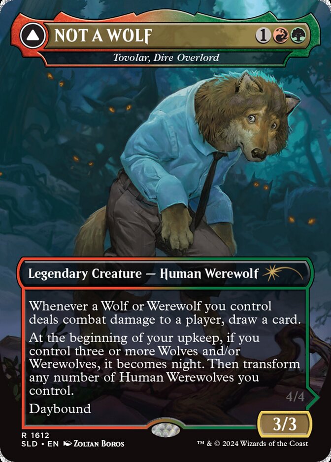 Tovolar, Dire Overlord // Tovolar, the Midnight Scourge — Secret Lair Drop (SLD) #1612