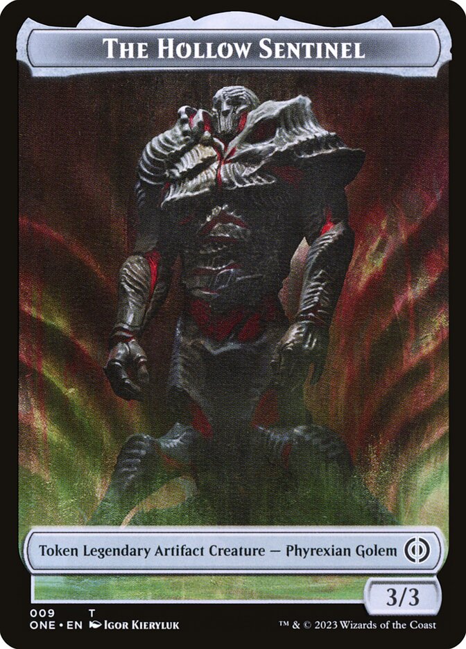 The Hollow Sentinel — Phyrexia: All Will Be One Tokens (TONE) #9
