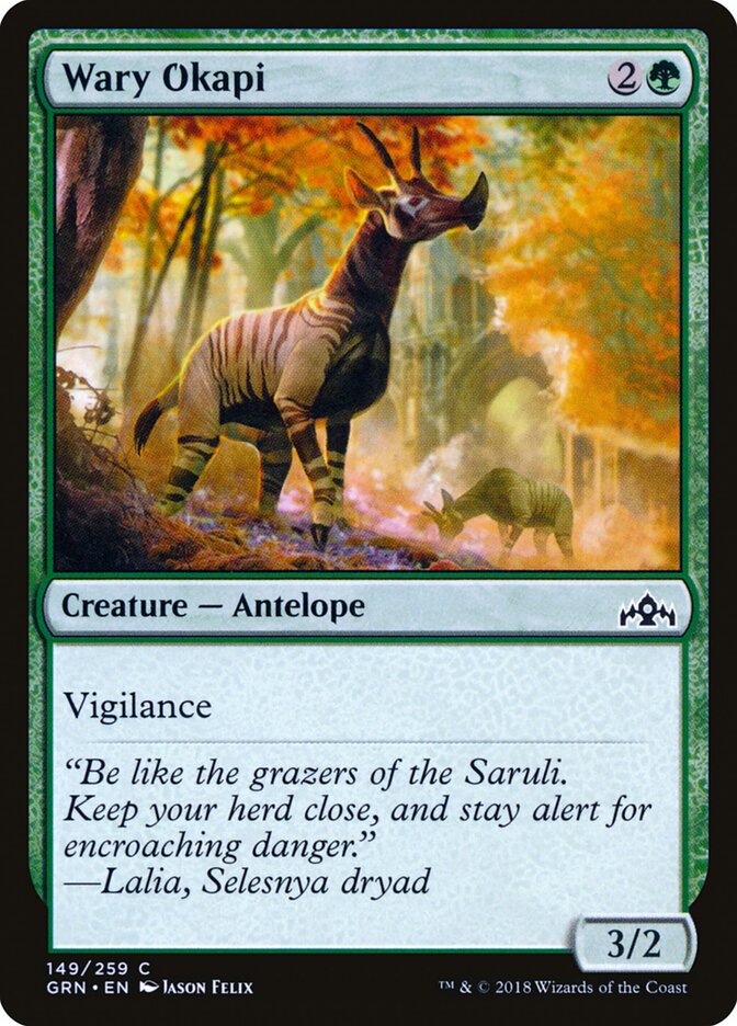 Wary Okapi — Guilds of Ravnica (GRN) #149
