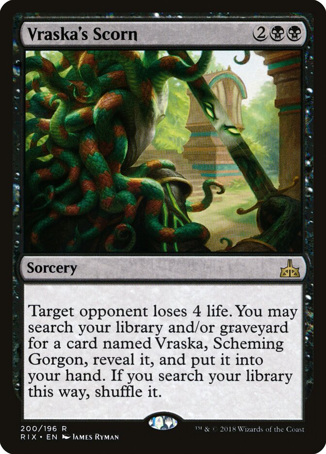 Vraska's Scorn — Rivals of Ixalan (RIX) #200