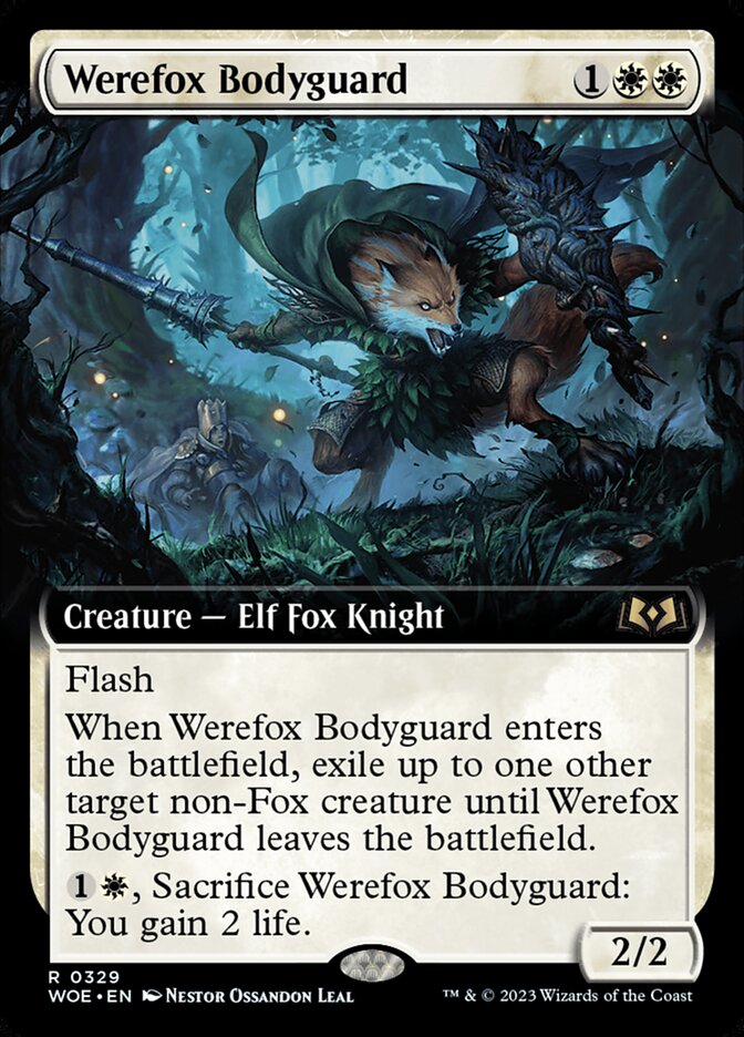 Werefox Bodyguard — Wilds of Eldraine (WOE) #329