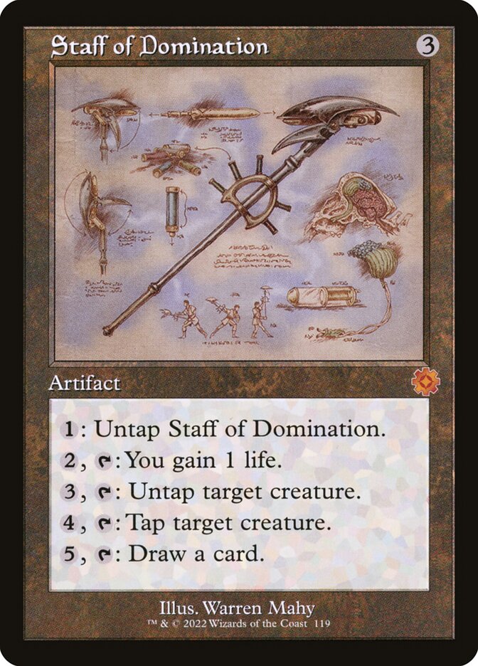 Staff of Domination — The Brothers' War Retro Artifacts (BRR) #119