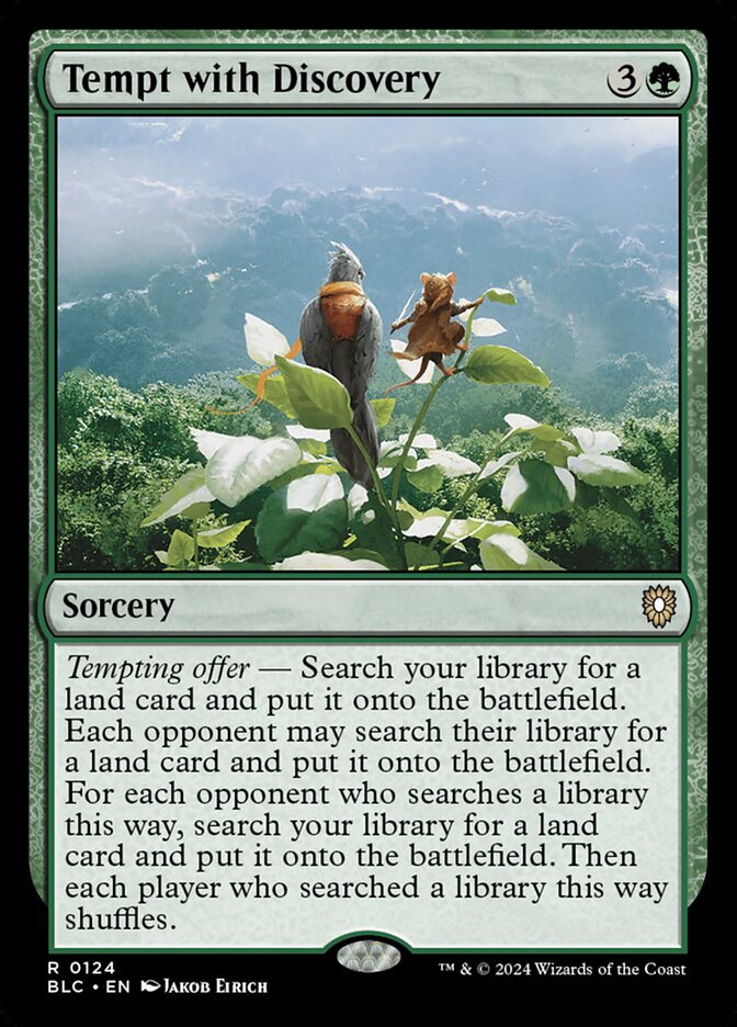 Tempt with Discovery — Bloomburrow Commander (BLC) #124