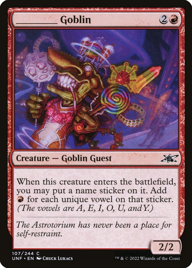 _____ Goblin — Unfinity (UNF) #107