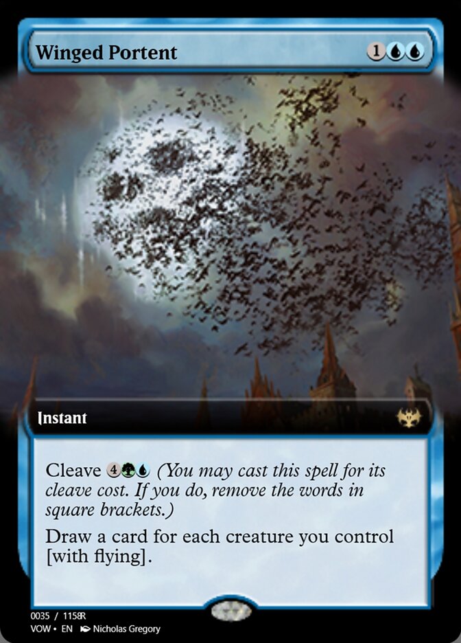 Winged Portent — Magic Online Promos (PRM) #95309