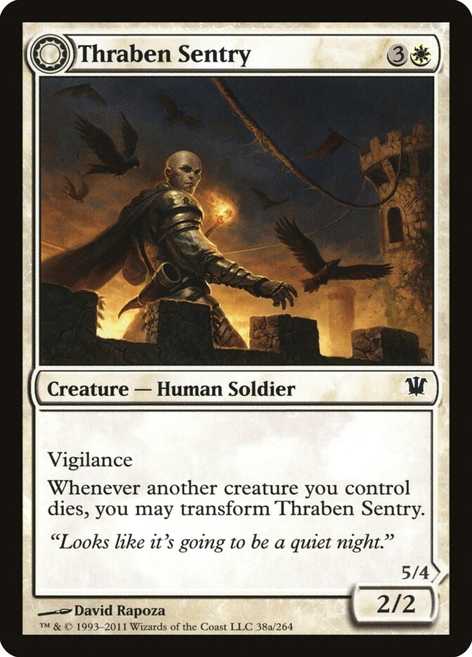 Thraben Sentry // Thraben Militia — Innistrad (ISD) #38