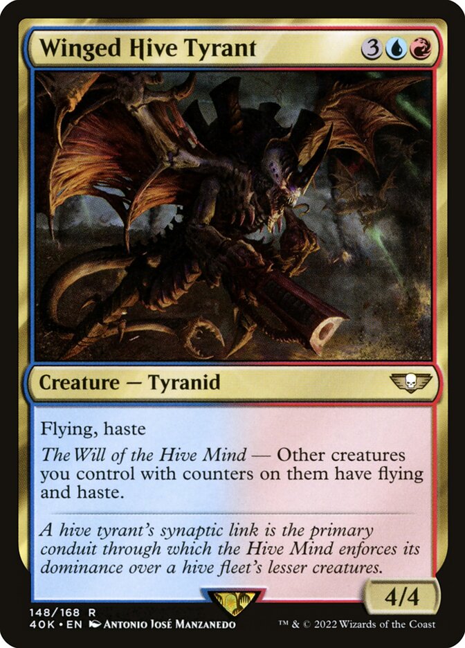 Winged Hive Tyrant — Warhammer 40,000 Commander (40K) #148