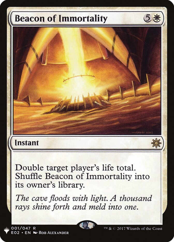 Beacon of Immortality — The List (PLST) #E02-1