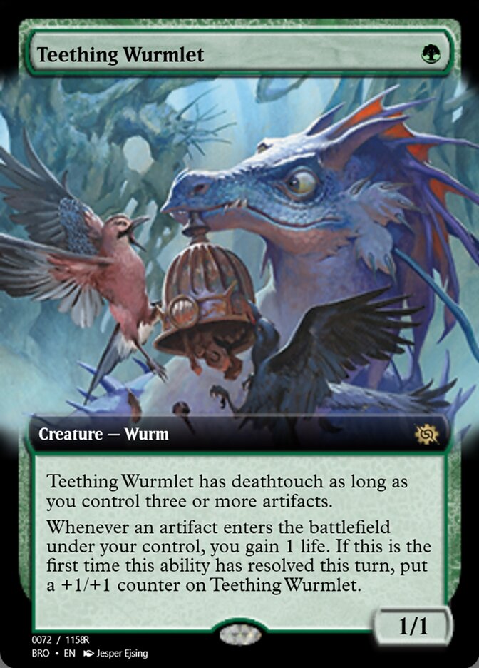 Teething Wurmlet — Magic Online Promos (PRM) #105752