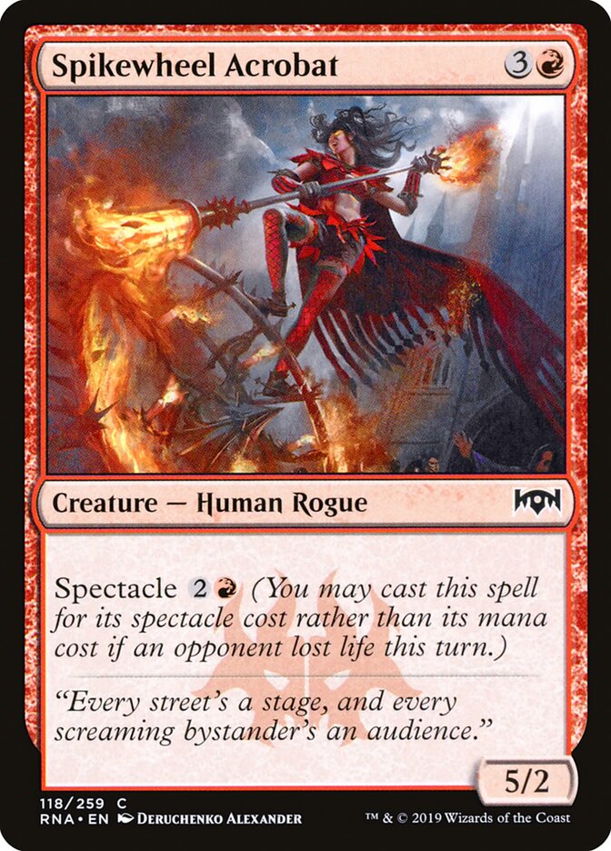 Spikewheel Acrobat — Ravnica Allegiance (RNA) #118