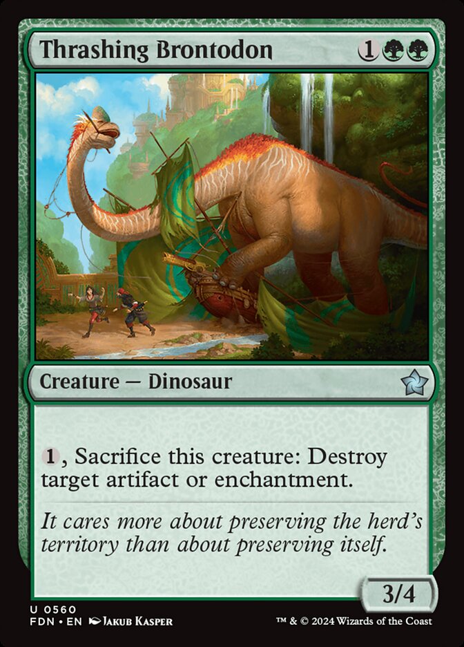 Thrashing Brontodon — Foundations (FDN) #560