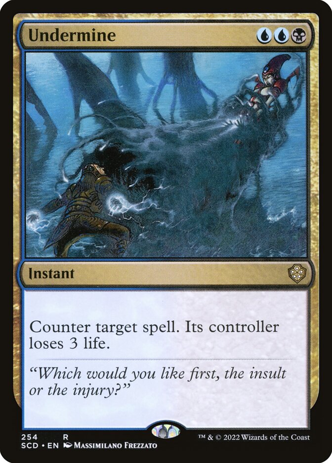 Undermine — Starter Commander Decks (SCD) #254