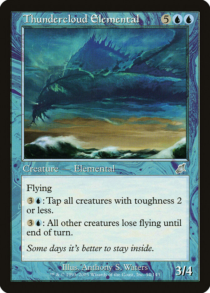 Thundercloud Elemental — Scourge (SCG) #54