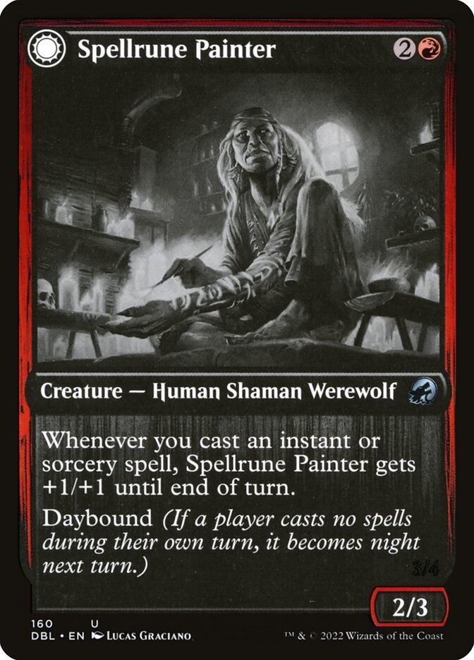 Spellrune Painter // Spellrune Howler — Innistrad: Double Feature (DBL) #160