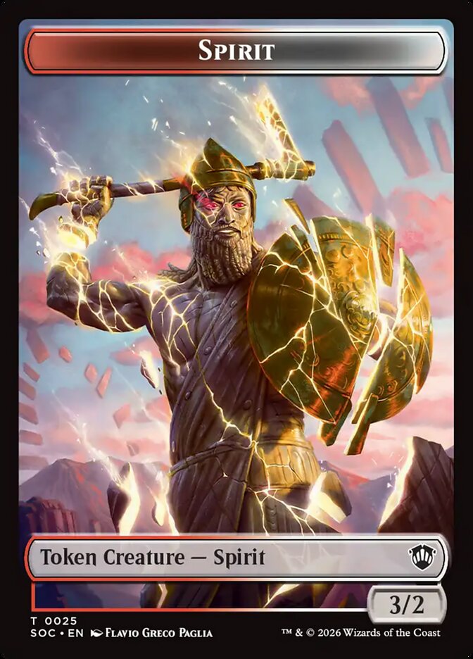 Spirit — Secrets of Strixhaven Commander Tokens (TSOC) #25